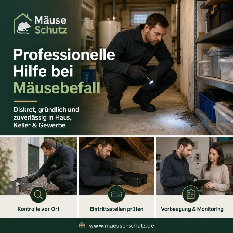 Hilfe bei Mäusebefall